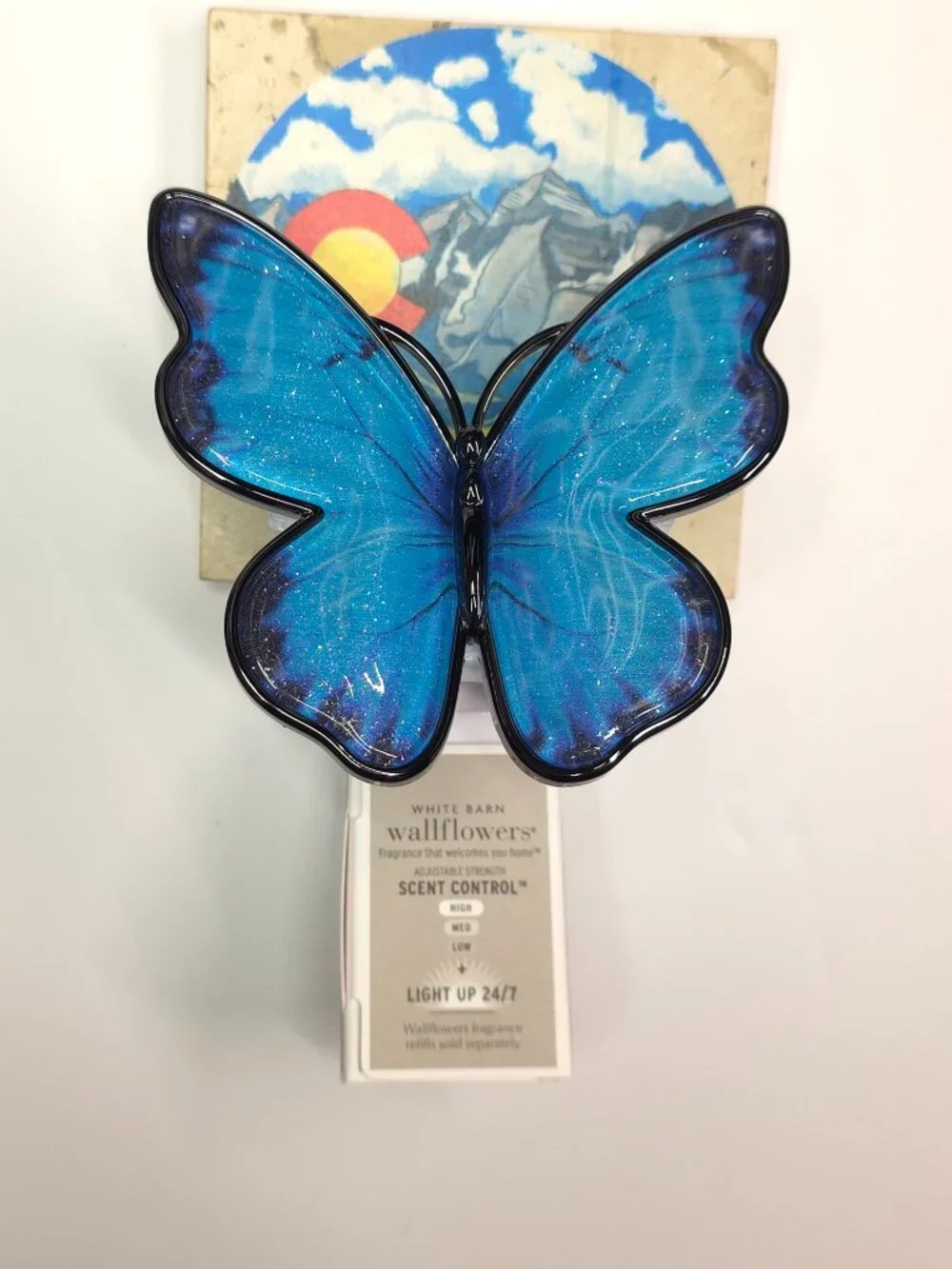Bath & Body Works Butterfly Scent Control Nightlight Wallflowers Plug